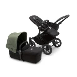 Bugaboo Donkey 5 Mono With Maxi-Cosi Cabriofix ISize Travel System - Styled By You -Baby Products Store large jpg 100003004 donkey5 black black canopy forest green combi 2 6