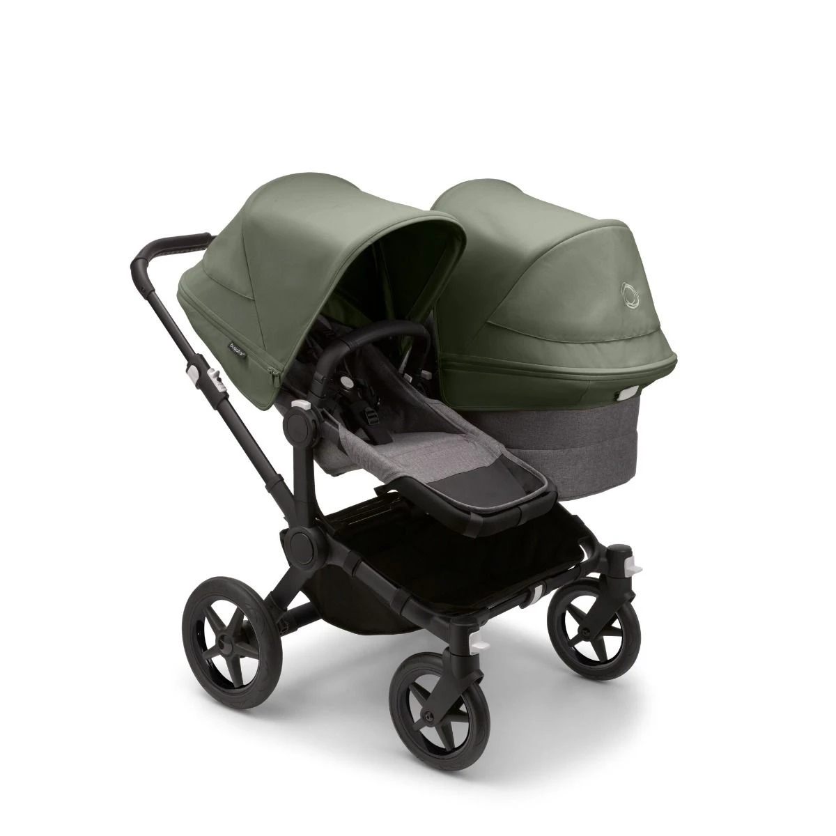Bugaboo Donkey 5 Duo Pushchair - Forest Green Canopy 5 Bugaboo Donkey 5 Duo Pushchair - Forest Green Canopy - Image 3