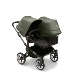 Bugaboo Donkey 5 Duo Pushchair - Forest Green Canopy 10 Bugaboo Donkey 5 Duo Pushchair - Forest Green Canopy -Baby Products Store large jpg 100003004 donkey5 duo gra black canopy forest green 1