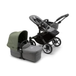 Bugaboo Donkey 5 Mono Pushchair - Forest Green Canopy 13 Bugaboo Donkey 5 Mono Pushchair - Forest Green Canopy -Baby Products Store large jpg 100003004 donkey5 gra gm canopy forest green combi 2 1