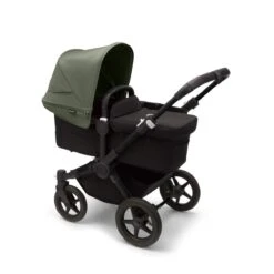 Bugaboo Donkey 5 Mono Pushchair - Forest Green Canopy 14 Bugaboo Donkey 5 Mono Pushchair - Forest Green Canopy -Baby Products Store large jpg 100003004 donkey5 mono black bassinet black canopy forest green