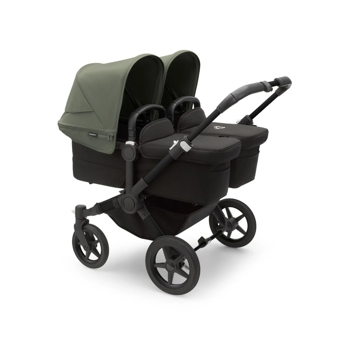 Bugaboo Donkey 5 Twin Pushchair - Forest Green Canopy 4 Bugaboo Donkey 5 Twin Pushchair - Forest Green Canopy - Image 2