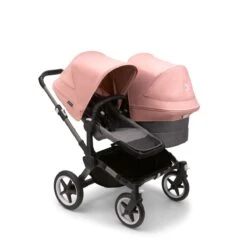 Bugaboo Donkey 5 Duo Pushchair - Morning Pink Canopy -Baby Products Store large jpg 100003005 donkey5 duo gra gm canopy morning pink 1