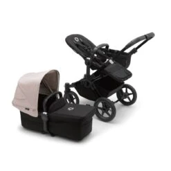 Bugaboo Donkey 5 Mono Pushchair - Styled By You 17 Bugaboo Donkey 5 Mono Pushchair - Styled By You -Baby Products Store large jpg 100003007 donkey5 black black canopy misty white combi 2 3