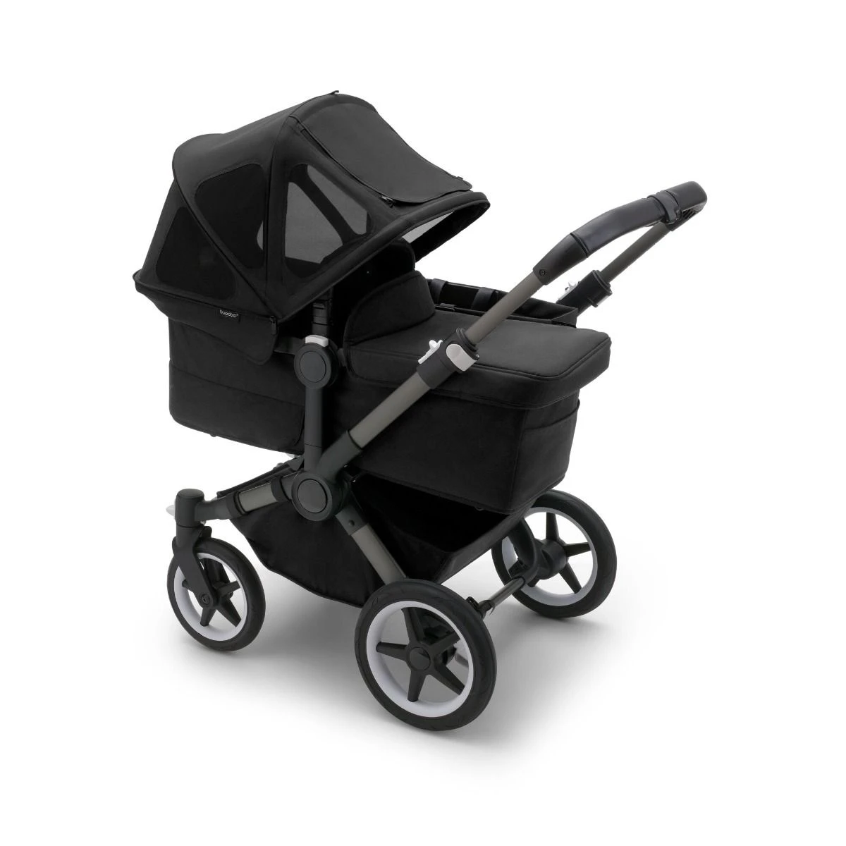 Bugaboo Donkey Breezy Sun Canopy - Midnight Black 5 Bugaboo Donkey Breezy Sun Canopy - Midnight Black - Image 3