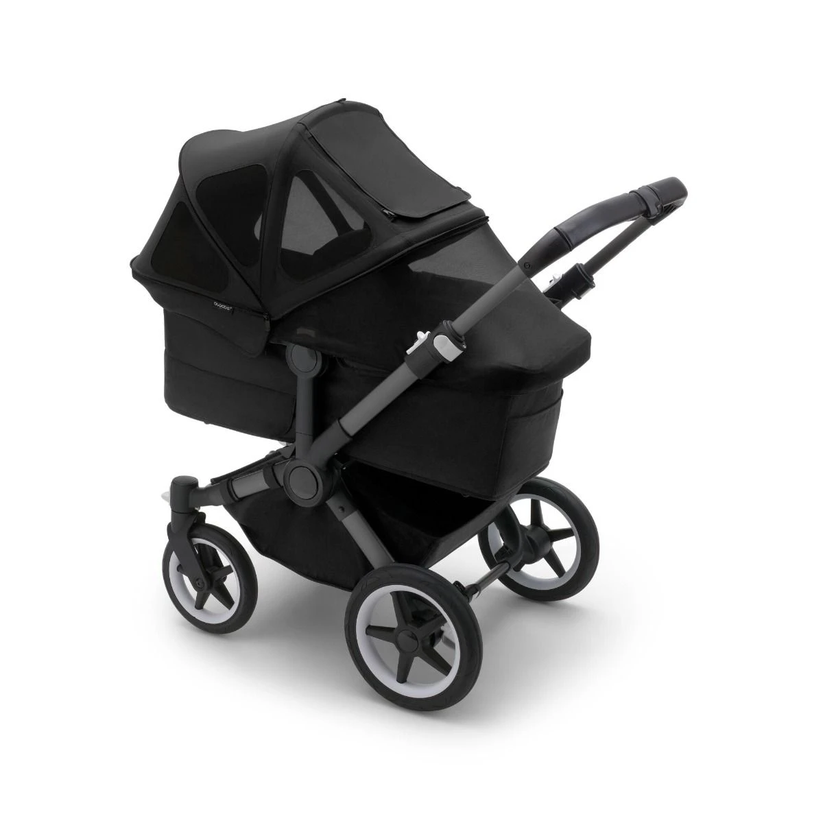 Bugaboo Donkey Breezy Sun Canopy - Midnight Black 6 Bugaboo Donkey Breezy Sun Canopy - Midnight Black - Image 4