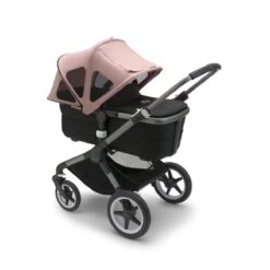 Bugaboo Fox/Cameleon 3 Breezy Sun Canopy - Sandy Pink -Baby Products Store large jpg s003068006 fox breezy sun canopy sandy pink bassinet extended