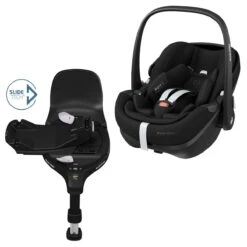 ICandy Peach 7 Twin Pushchair Travel System Bundle With Maxi-Cosi Pebble 360 PRO ISize Car Seat & Base - Biscotti -Baby Products Store maxi cosi pebble 360 pro essential black base kit 3 1 1 1