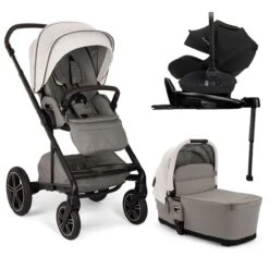 Nuna MIXX Next + ARRA Next Generation Travel System Bundle - Mineral (2024)