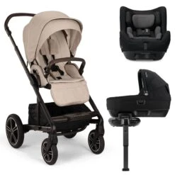 Nuna MIXX Next + CARI + TODL Next Generation Travel System Bundle - Biscotti (2024)