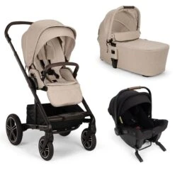 Nuna MIXX Next + PIPA Urbn Travel System Bundle - Biscotti (2024)