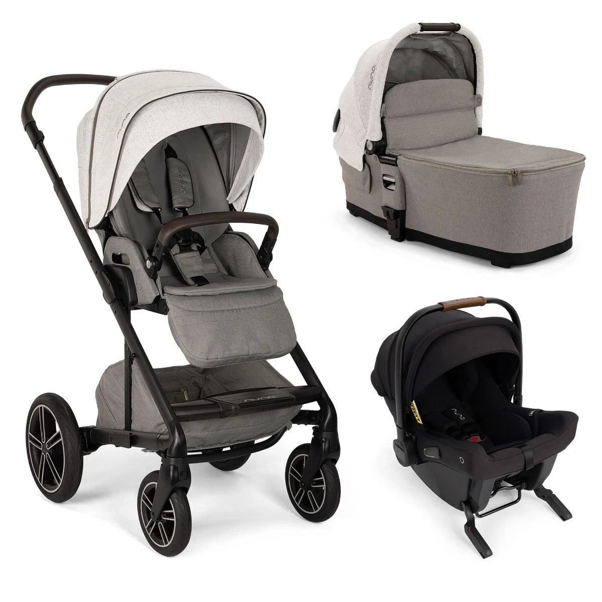 Nuna MIXX Next + PIPA Urbn Travel System Bundle - Mineral (2024) 3 Nuna MIXX Next + PIPA Urbn Travel System Bundle - Mineral (2024)