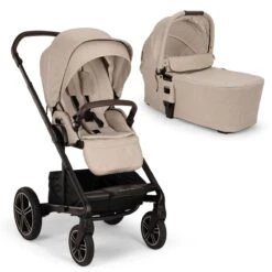 Nuna MIXX Next Pushchair And Carrycot - Biscotti (2024)