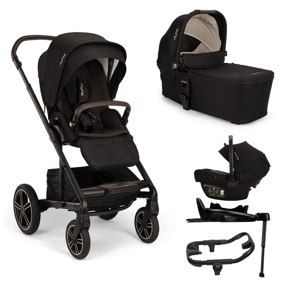 Nuna MIXX Next + PIPA Next Generation Travel System Bundle - Caviar (2024) 3 Nuna MIXX Next + PIPA Next Generation Travel System Bundle - Caviar (2024)