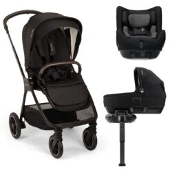 Nuna TRIV Next + CARI + TODL Next Generation Travel System Bundle - Caviar (2024)