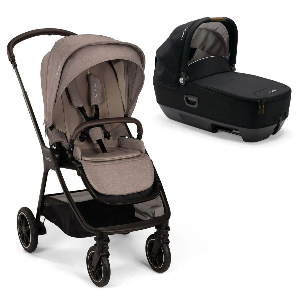Nuna TRIV Next Stroller + CARI Carrycot - Cedar (2024) 3 Nuna TRIV Next Stroller + CARI Carrycot - Cedar (2024)