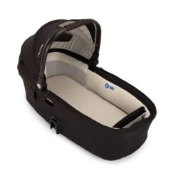 Nuna DEMI NEXT Carrycot - Caviar -Baby Products Store nuna deminext carrycot caviar overhead gl 8x8