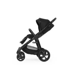 BabyStyle Oyster 3 Special Edition Pushchair And Carrycot Bundle - Onyx -Baby Products Store onyx seat side 6