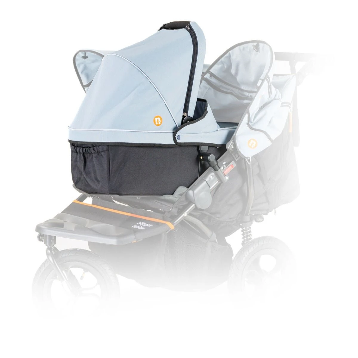 Out N About Nipper V5 Double Newborn And Toddler Starter Bundle - Rocksalt Grey 9 Out N About Nipper V5 Double Newborn And Toddler Starter Bundle - Rocksalt Grey - Image 7