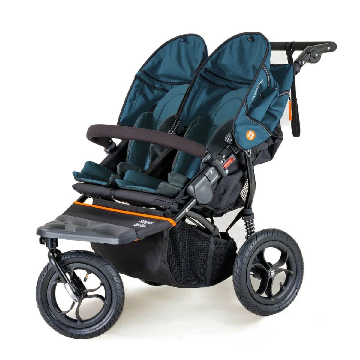 Out N About Nipper V5 Double Pushchair - Highland Blue 4 Out N About Nipper V5 Double Pushchair - Highland Blue - Image 2