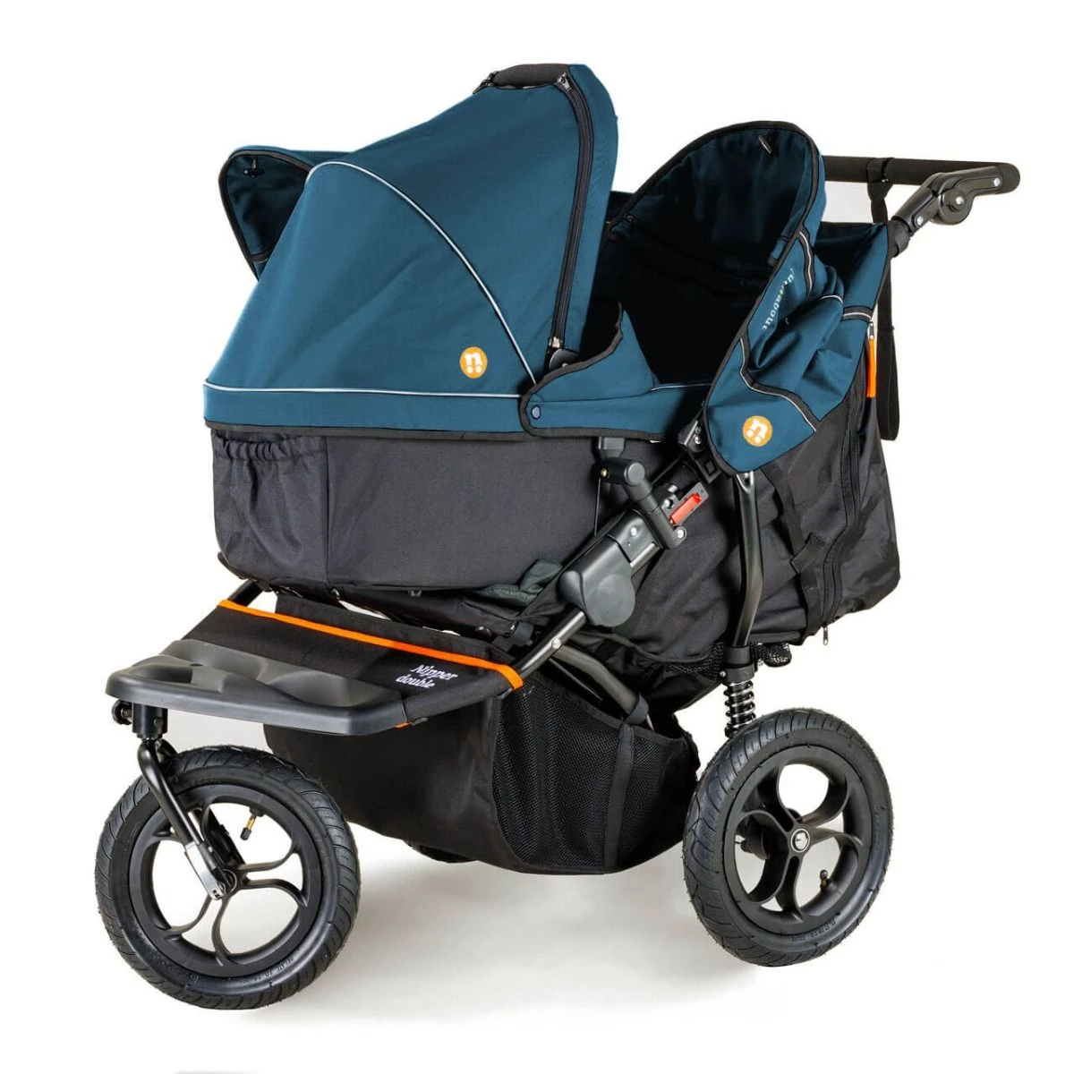 Out N About Nipper V5 Double Newborn And Toddler Starter Bundle - Highland Blue 4 Out N About Nipper V5 Double Newborn And Toddler Starter Bundle - Highland Blue - Image 2