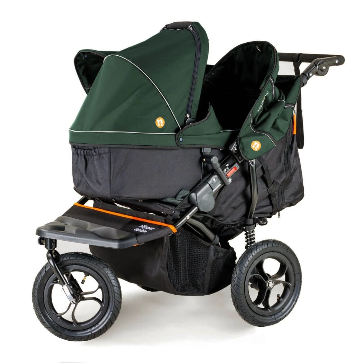 Out N About Nipper V5 Double Newborn And Toddler Starter Bundle - Sycamore Green 4 Out N About Nipper V5 Double Newborn And Toddler Starter Bundle - Sycamore Green - Image 2