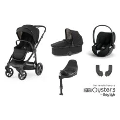 BabyStyle Oyster 3 Essential 5 Piece Cybex Cloud T Bundle - Pixel