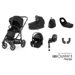 BabyStyle Oyster 3 Luxury 7 Piece Maxi-Cosi Pebble 360 PRO Bundle - Pixel