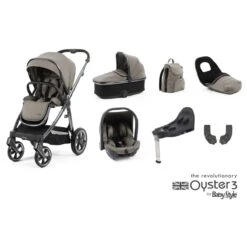 BabyStyle Oyster 3 Luxury 7 Piece Capsule Bundle - Stone