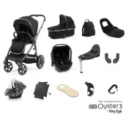 BabyStyle Oyster 3 Ultimate 12 Piece Capsule Bundle - Black Olive