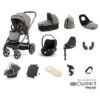 BabyStyle Oyster 3 Ultimate 12 Piece Cybex Cloud T Bundle - Stone -Baby Products Store oyster3 ultimate package stone cloudt black