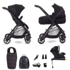 Silver Cross Dune + Compact Folding Carrycot + Ultimate Pack - Space