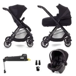 Silver Cross Dune + Compact Folding Carrycot + Travel Pack - Space