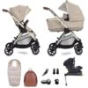 Silver Cross Dune + First Bed Folding Carrycot + Ultimate Pack - Stone -Baby Products Store silver cross dune first bed carrycot ultimate pack stone