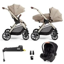 Silver Cross Reef + Newborn Pod + Travel Pack - Stone