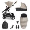 Silver Cross Tide 3-in-1 Pram With Accessory Pack - Stone -Baby Products Store silver cross tide accessory bundle stone