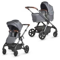 Silver Cross Wave Pram & Pushchair + Ultimate Pack + Motion All Size - Lunar -Baby Products Store silver cross wave combo lunar 2