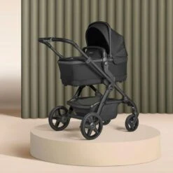 Silver Cross Wave Pram & Pushchair + Motion All Size - Onyx -Baby Products Store silver cross wave onyx 1 4