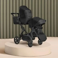 Silver Cross Wave Duo Pram & Pushchair - Onyx -Baby Products Store silver cross wave onyx 8 3
