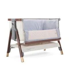 Tutti Bambini CoZee Luxe Bedside Crib - Walnut/Cream 14 Tutti Bambini CoZee Luxe Bedside Crib - Walnut/Cream -Baby Products Store tutti bambini cozee luxe bedside crib walnut cream 2