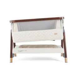 Tutti Bambini CoZee Luxe Bedside Crib - Walnut/Cream 16 Tutti Bambini CoZee Luxe Bedside Crib - Walnut/Cream -Baby Products Store tutti bambini cozee luxe bedside crib walnut cream 4