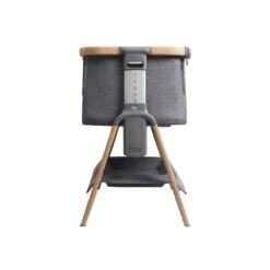 Tutti Bambini CoZee Air Bedside Crib - Oak And Charcoal -Baby Products Store tutti bambini 0001s 0019 cozee air oak charcoal 7