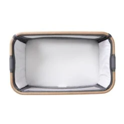 Tutti Bambini CoZee Air Bedside Crib - Oak And Charcoal -Baby Products Store tutti bambini 0001s 0019 cozee air oak charcoal 9