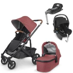 UPPAbaby CRUZ V2 Travel System With Mesa ISize + IsoFix Base -Baby Products Store uppababy cruz mesa base lucy 1