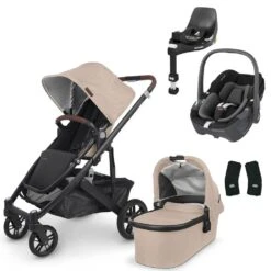 UPPAbaby CRUZ V2 Travel System With Maxi-Cosi Pebble 360 + Rotating IsoFix Base -Baby Products Store uppababy cruz pebble 360 base liam 1
