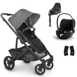 UPPAbaby CRUZ V2 Pushchair With Cybex Cloud T + Rotating IsoFix Base -Baby Products Store uppababy cruz pushchair only cloud t base greyson 1