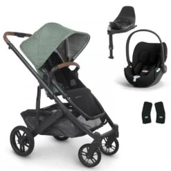 UPPAbaby CRUZ V2 Pushchair With Cybex Cloud T + Rotating IsoFix Base -Baby Products Store uppababy cruz pushchair only cloud t base gwen 1