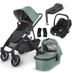 UPPAbaby VISTA V2 Travel System With Maxi-Cosi Cabriofix ISize + IsoFix Base -Baby Products Store uppababy vista v2 cabriofix isize and base gwen 2