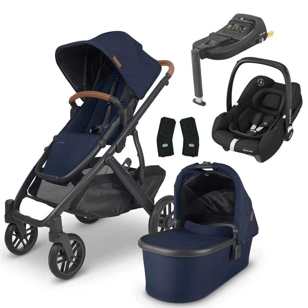 UPPAbaby VISTA V2 Travel System With Maxi-Cosi Cabriofix ISize + IsoFix Base - Noa 3 UPPAbaby VISTA V2 Travel System With Maxi-Cosi Cabriofix ISize + IsoFix Base - Noa