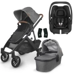UPPAbaby VISTA V2 Travel System With Maxi-Cosi Cabriofix I-Size - Greyson
